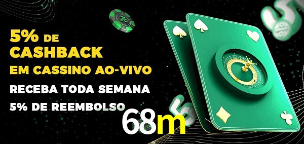Promoções do cassino ao Vivo 68m